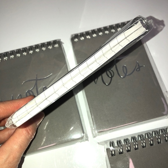 MSPCI Set of 4 Luxe Holiday Mini Journals Silver Spiral 100 Sheet Note Pads NEW! - Picture 11 of 12